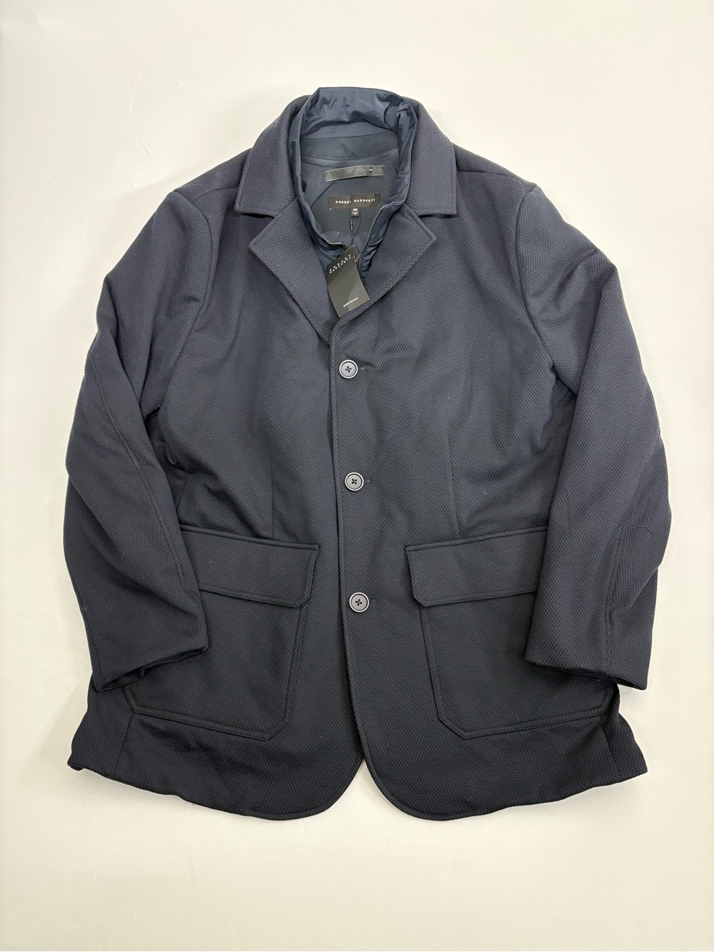 Robert Barakett Elmer Jacket w/ Removable Zip-Out Bib Navy Size XXL NWT